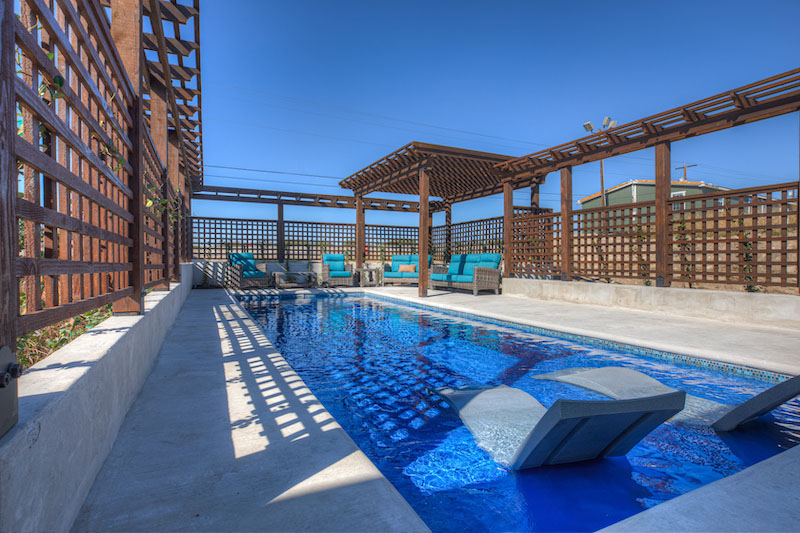 The Malibu fiberglass inground pools in San Antonio will provide a Lonestar Staycation destination without the headaches of travel