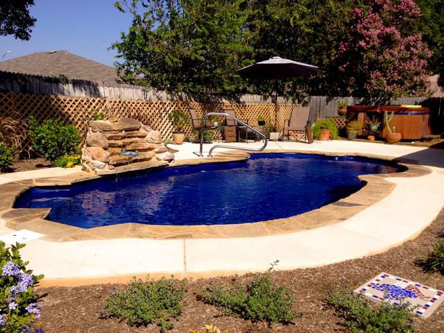 Santa Fe inground fiberglass pools San Antonio is your private backyard oasis for a non-Airbnb Staycation vacation without the hassle