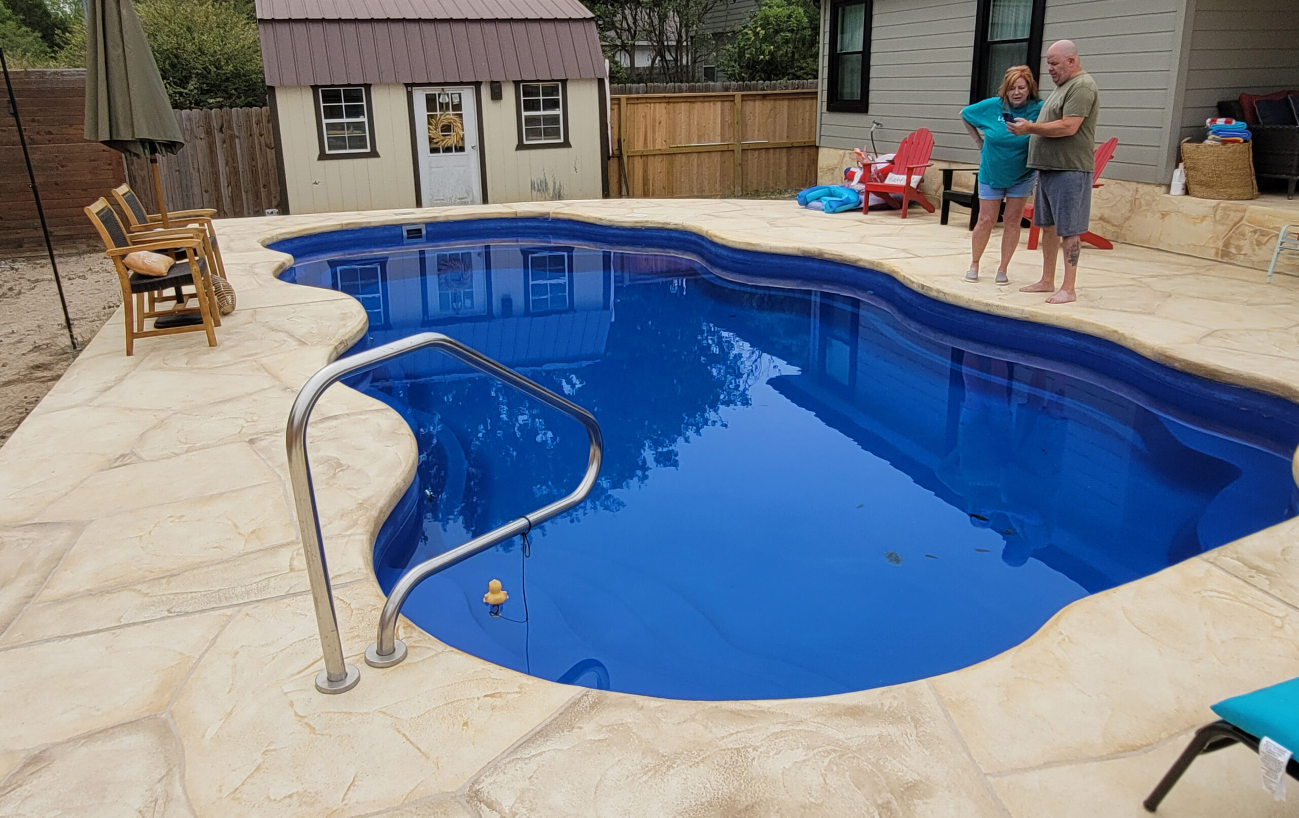 Inground Fiberglass Swimming Pools Tx Lonestar Pools for a private backyard oasis and staycation without the hassle of leaving town