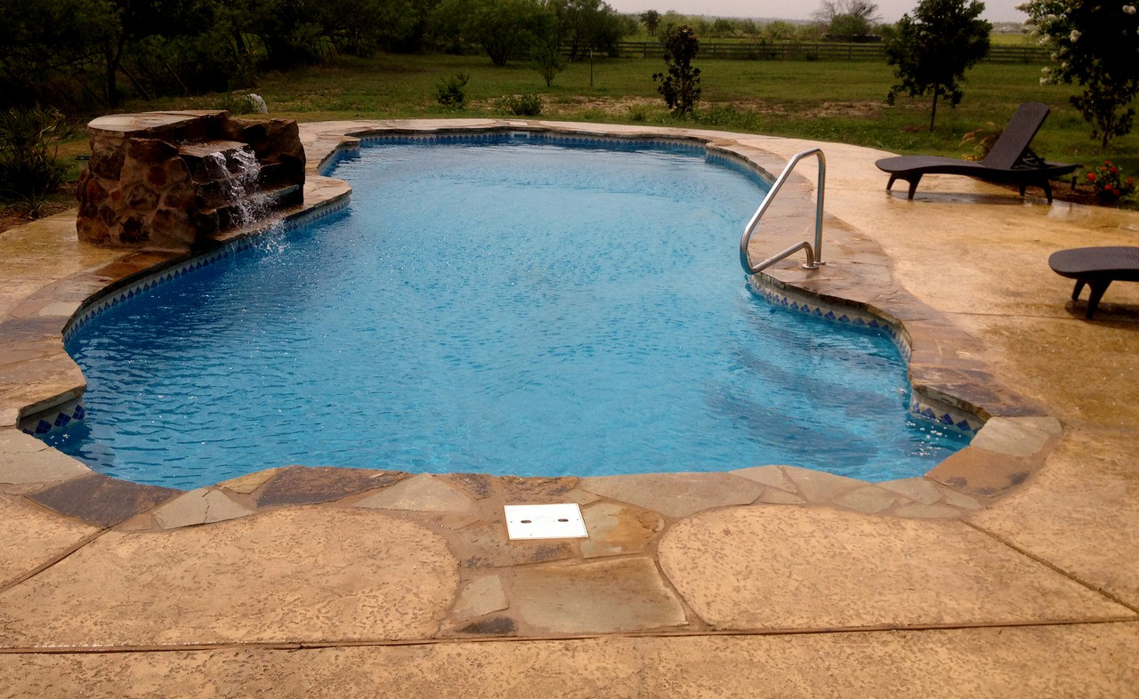 Bandera Inground Fiberglass Swimming Pools Tx Lonestar Pools for a private backyard oasis and staycation without the hassle of leaving town