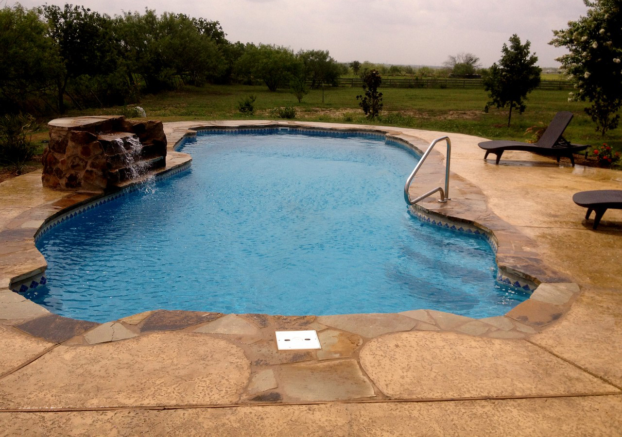Blanco Inground Fiberglass Swimming Pools Tx Lonestar Pools for a private backyard oasis and staycation without the hassle of leaving town