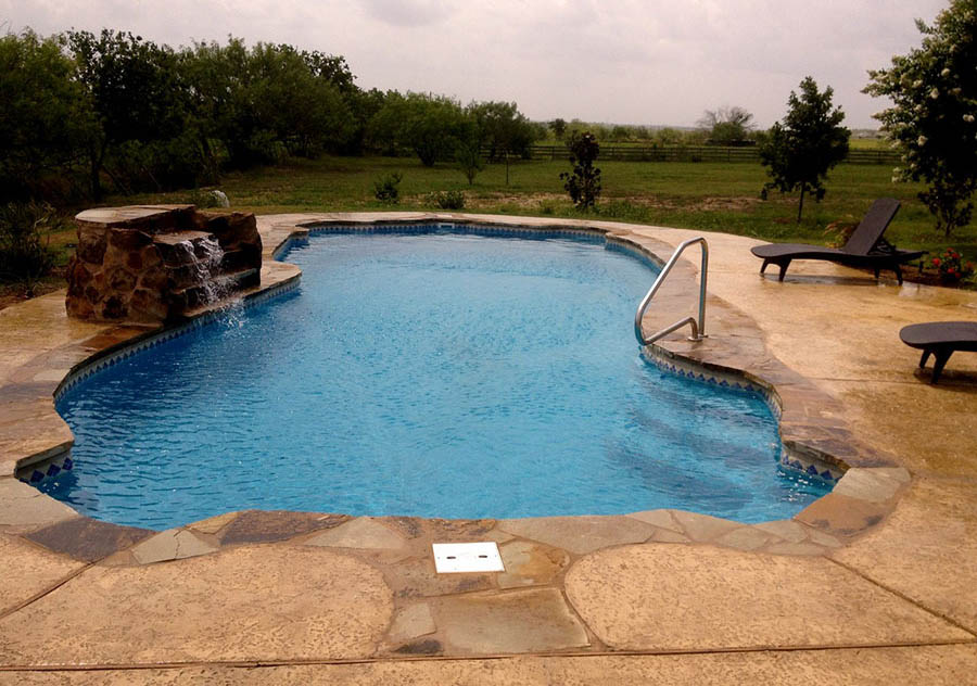 Lonestar Fiberglass Swimming Pools Balcones Heights Texas for a private backyard oasis and staycation without the hassle of packing to leave