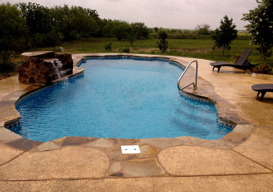 Windcrest Fiberglass Swimming Pools Texas Lonestar Pool Manufacturing for a private backyard oasis and staycation without the hassle