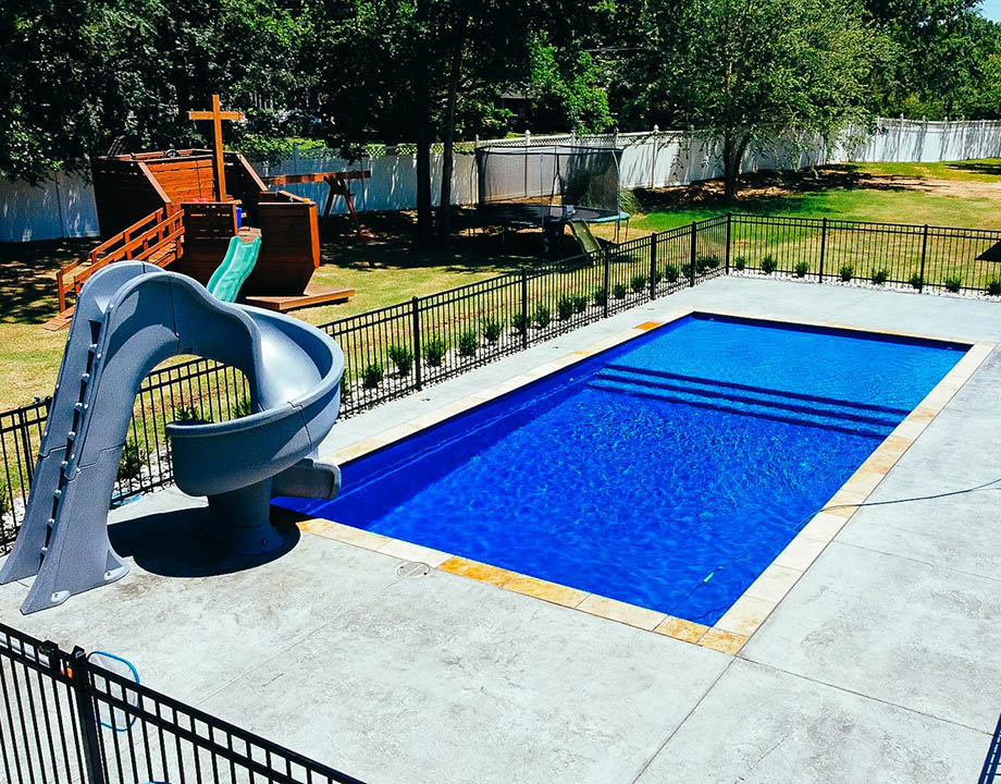 Bay St Louis Inground Fiberglass Pools Mississippi City Style Pool for a perfect private backyard oasis the will last the test of time and be sublime