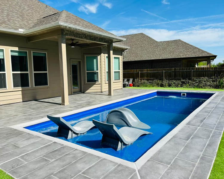 California Malibu Style Fiberglass Pools Seabrook Louisiana and be the envy of your neighbors with your private backyard water oasis