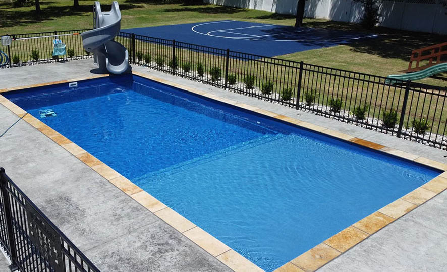 Lonestar Fiberglass Swimming Pools Castroville Texas for a private backyard oasis and staycation without the hassle of leaving town