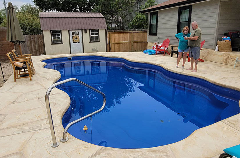 Fiberglass Swimming Pools Boldtville Texas Lonestar Pools for a private backyard oasis and staycation without the hassle of leaving town