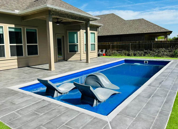 Fiberglass Swimming Pools Norman Oklahoma private backyard oasis and staycation without the hassle of leaving town for an Airbnb