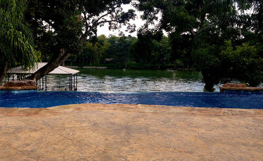 Lonestar Fiberglass Swimming Pools Richardson Texas Pool for a private backyard oasis and staycation without the hassle of packing