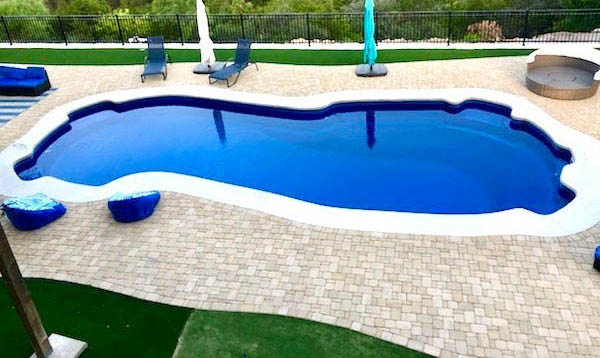 Inground Fiberglass Pools Hammond Louisiana Private Backyard Lonestar Components private backyard oasis and staycation without the hassle.