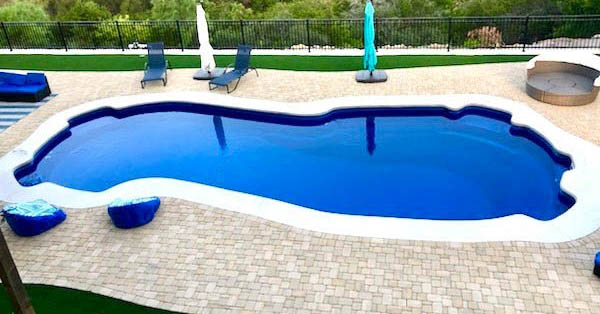 Inground Fiberglass Pools Central Louisiana private backyard oasis and staycation without the hassle of leaving town for an Airbnb