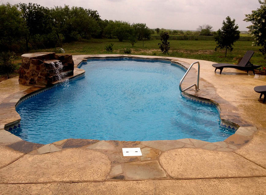 Inground Fiberglass Pools Farmers Branch Texas for a Private Backyard Oasis for the perfect way to create a non-Airbnb Staycation location