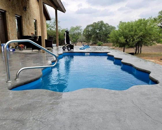 Inground Fiberglass Pools Jacksonville Beach Florida Miami Swimming Pool Style is a fantastic beginning to a private backyard oasis resort