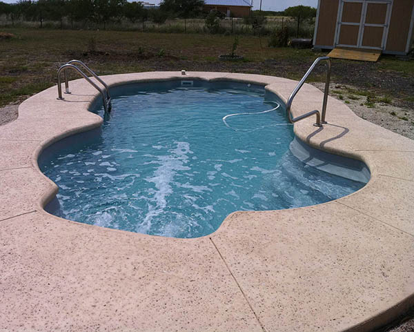 Inground Pool New Braunfels Texas Cypress Fiberglass Swimming Pools Style to transform your backyard into a water paradise resort