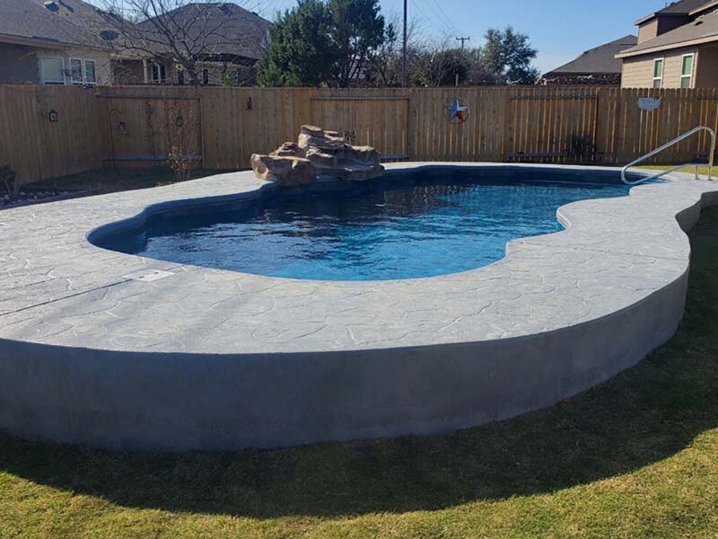 Fiberglass Pool Contractor Clear Arlington Texas Dalworthington inground swimming pool Style and private water park resort just outside