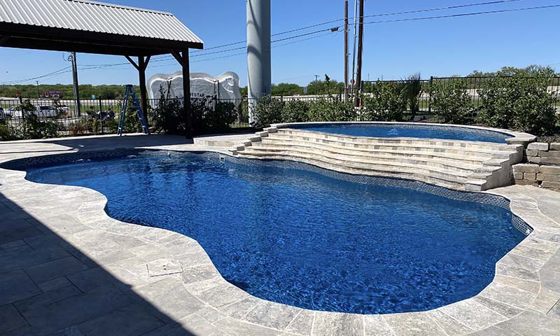 Fiberglass Swimming Pool Contractor Addison Texas Zacha Junction Fiberglass Pools Style private water park and resort Oasis