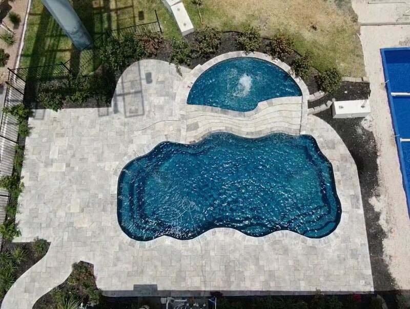 Fiberglass Swimming Pool Contractor Grapevine Texas Copper Canyon builder inground pools style for a private oasis and water resort