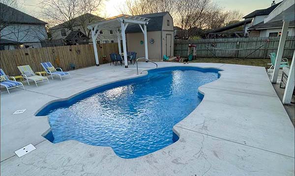 Fiberglass Swimming Pools Contractor Beverly Hill Texas Bouchard Inground Pool Style that completes your private water resort