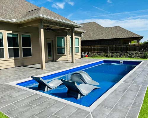 Gary Inground Swimming Gunite Pools Contractor Cedar Creek Texas Converse fiberglass pool installer of personal water resort