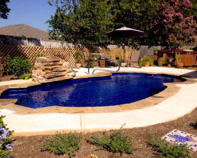 Gary Inground Swimming Pool Contractor Adkins Texas Terrell Hills Inground fiberglass pools specialist to a private backyard oasis