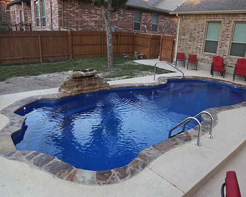 Inground Swimming Pool Contractor Luling Texas San Antonio Gary Fiberglass Pools Installer with their own private water oasis