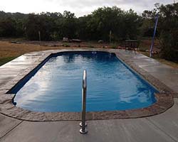 Gary Swimming Pools Contractor Wimberley Texas San Angelo inground gunite pool near me for a spectacular private backyard oasis